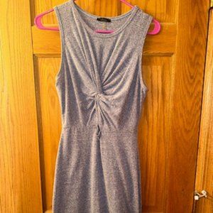 Soprano Twist front dusty blue dress (m)